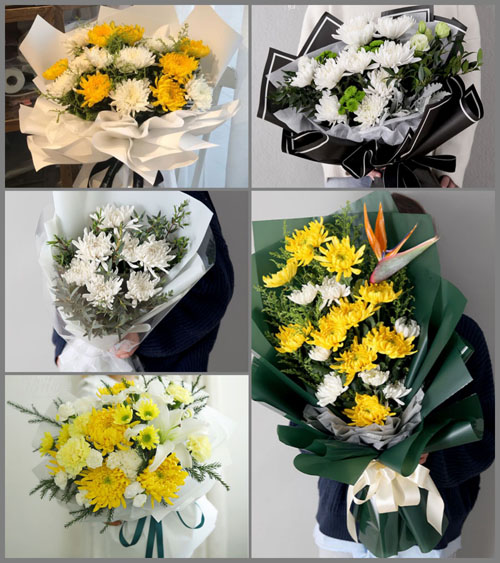 广东江门市开平市金鸡镇向北村白事花束代送